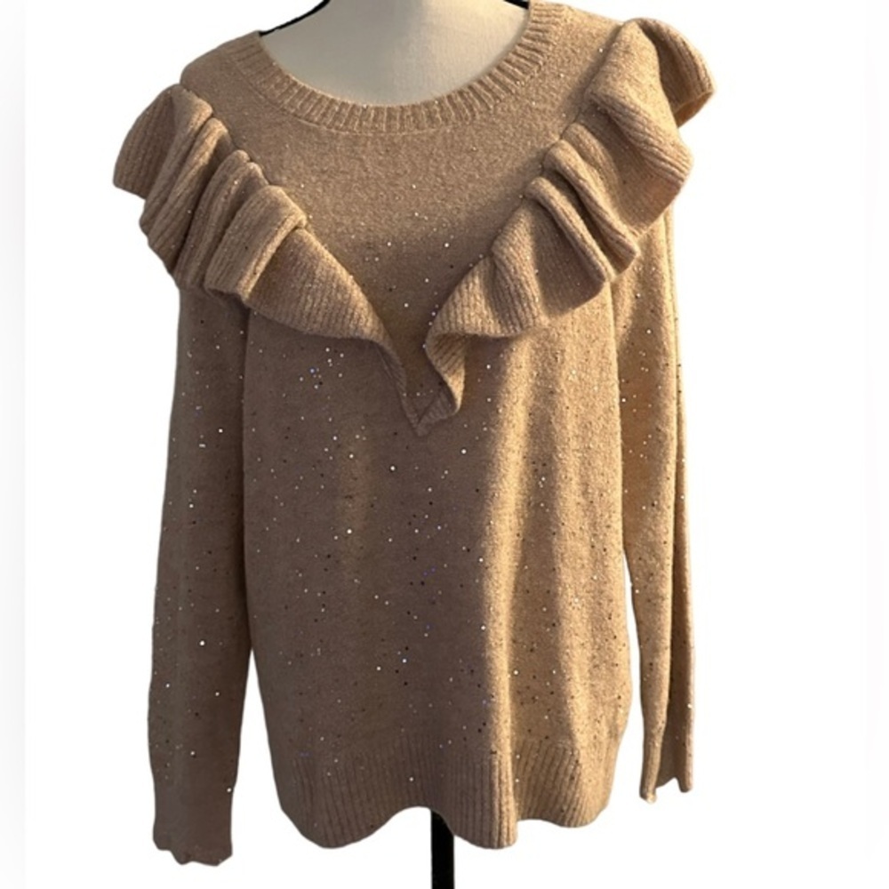 LC by Lauren Conrad size L sweater sequined